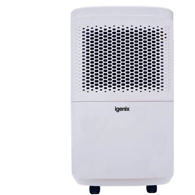 Igenix IG9813 White 12L Dehumidifier - 12L/Day Capacity - Power Igenix IG9813 White 12L Dehumidifier - 12L/Day Capacity - Power