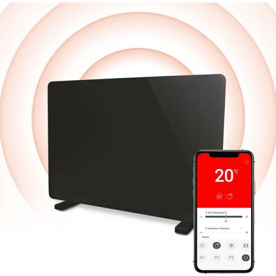 Igenix IG9521BLWIFI Smart Glass Panel Heater - Black Igenix IG9521BLWIFI Smart Glass Panel Heater - Black