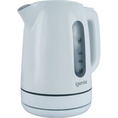 Igenix IGK01022W White Rapid Boil 1L Cordless Kettle Igenix IGK01022W White Rapid Boil 1L Cordless Kettle