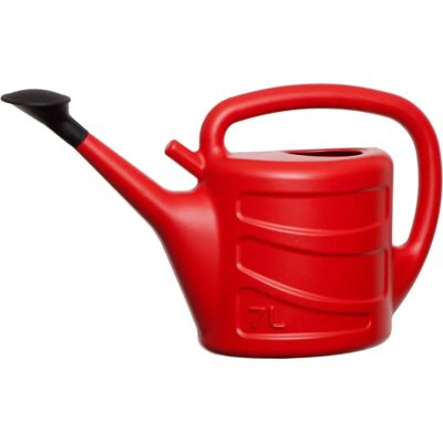 Whitefurze Watering Can - 7L, Red, Stylish, Plastic Whitefurze Watering Can - 7L, Red, Stylish, Plastic