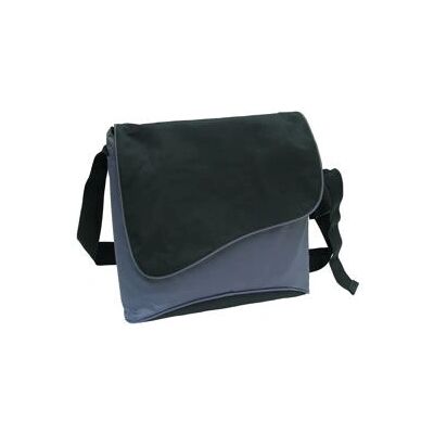 Monolith W400xd115xh365mm Zwarte Messenger Tas Monolith W400xd115xh365mm Zwarte Messenger Tas