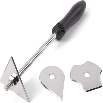 Wagner Handle with 3 Blades for Paint Removal - Paint Scraper Set Wagner Handle with 3 Blades for Paint Removal - Paint Scraper Set