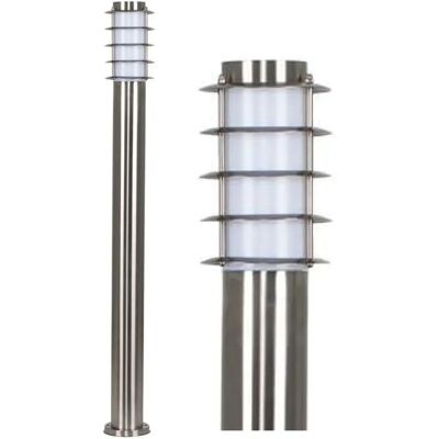 ValueLights Silver Outdoor Ground Post Light - 1 Metre ValueLights Silver Outdoor Ground Post Light - 1 Metre