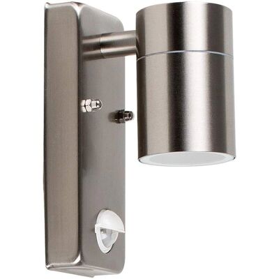 ValueLights Barrow Silver Outdoor Wall Downlight - Wall Downlight ValueLights Barrow Silver Outdoor Wall Downlight - Wall Downlight