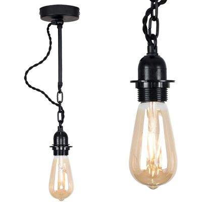 ValueLights Huber Industrial Black Wall Light - Wall Light ValueLights Huber Industrial Black Wall Light - Wall Light
