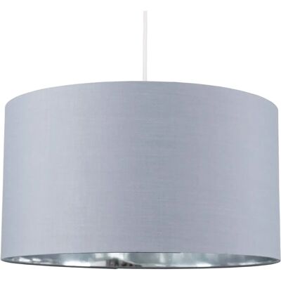 ValueLights Reni Grey Cylinder Lamp - Modern Lamp ValueLights Reni Grey Cylinder Lamp - Modern Lamp