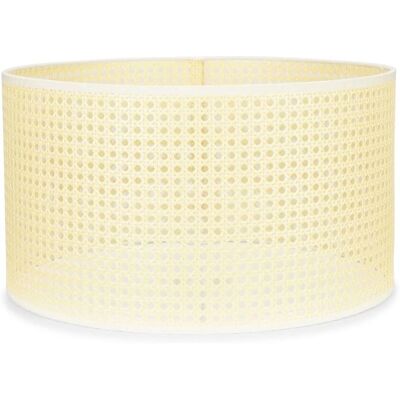 ValueLights Reni XL Modern Cream Woven Rattan Wicker Effect Cylinder Ceiling Pendant - Ceiling Pendant ValueLights Reni XL Modern Cream Woven Rattan Wicker Effect Cylinder Ceiling Pendant - Ceiling Pendant