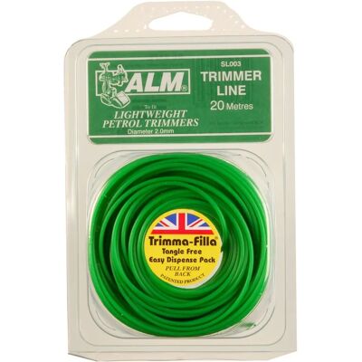 ALM Manufacturing SL003 Light-Duty Petrol Trimmer Line - 2.0mm x 20m ALM Manufacturing SL003 Light-Duty Petrol Trimmer Line - 2.0mm x 20m