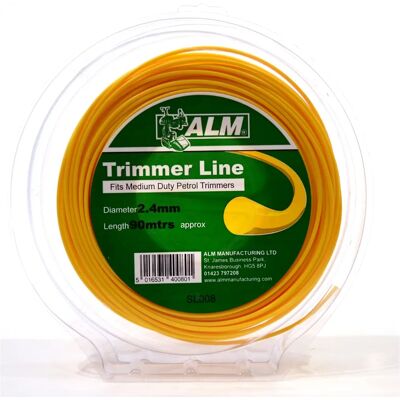 ALM Manufacturing ALMSL008 Medium-Duty Petrol Trimmer Line 2.4mm x 90m - Trimmer Line ALM Manufacturing ALMSL008 Medium-Duty Petrol Trimmer Line 2.4mm x 90m - Trimmer Line