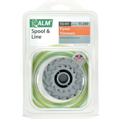 ALM AL289 Bobine et Ligne - Convient pour Flymo Double Auto - Publicité ALM AL289 Bobine et Ligne - Convient pour Flymo Double Auto - Publicité