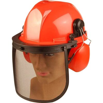Casque de sécurité pour tronçonneuse ALM Manufacturing CH011 - Protecteurs d'oreilles, Visière, Normes - Publicité Casque de sécurité pour tronçonneuse ALM Manufacturing CH011 - Protecteurs d'oreilles, Visière, Normes - Publicité