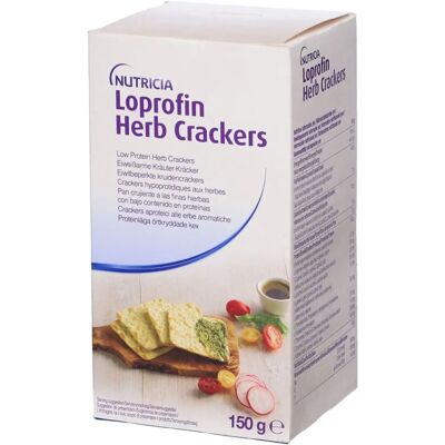 Danone Nutricia Crackers alle Erbe a Basso Contenuto Proteico - Snack per Disturbi Metabolici Danone Nutricia Crackers alle Erbe a Basso Contenuto Proteico - Snack per Disturbi Metabolici