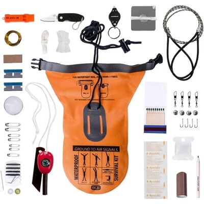 BCB Waterproof Survival Kit - Vattentätt överlevnadskit, lätt, komplett BCB Waterproof Survival Kit - Vattentätt överlevnadskit, lätt, komplett