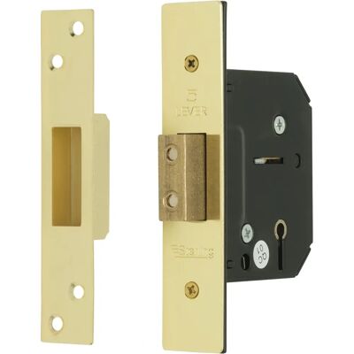 Sterling MLD525 Brass 5 Lever Mortice Deadlock - Padlock Sterling MLD525 Brass 5 Lever Mortice Deadlock - Padlock