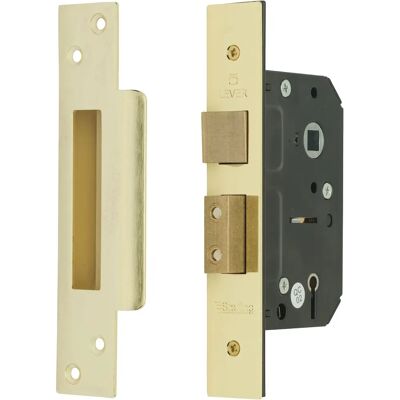 Sterling MLS525 Brass 2.5in 5 Lever Mortice Sashlock Sterling MLS525 Brass 2.5in 5 Lever Mortice Sashlock