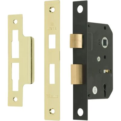 Sterling MLS325 - Brass Mortice Sashlock - 2.5in Sterling MLS325 - Brass Mortice Sashlock - 2.5in