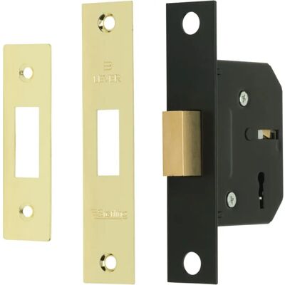 Sterling MLD325 Fechadura de embutir com 3 trincos - Cadeado Sterling MLD325 Fechadura de embutir com 3 trincos - Cadeado