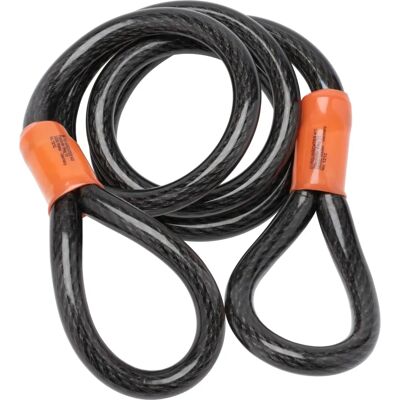 Sterling 122C Double Loop Vinyl Coated Steel Cable - 12mm x 2.1m Sterling 122C Double Loop Vinyl Coated Steel Cable - 12mm x 2.1m