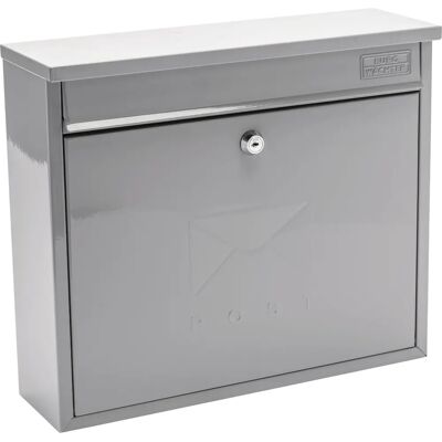 Burg-Wächter MB02FG Gray Weatherproof Wall Mailbox - Mailbox Burg-Wächter MB02FG Gray Weatherproof Wall Mailbox - Mailbox