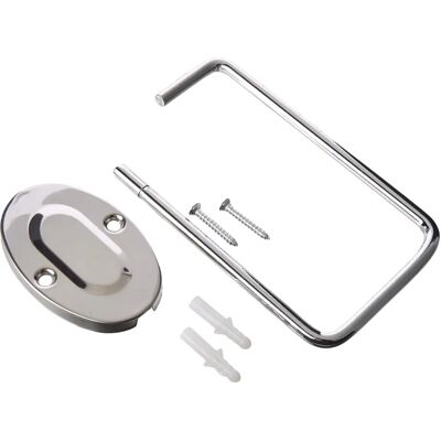 Support Papier Toilette Chef Aid - Chrome - Fonte Support Papier Toilette Chef Aid - Chrome - Fonte