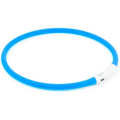 Ancol Blue LED Dog Collar - 70cm Safety Band Ancol Blue LED Dog Collar - 70cm Safety Band