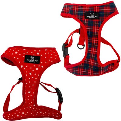 Ancol Tartan Star Reversible Dog Harness XS - Dog Harness Ancol Tartan Star Reversible Dog Harness XS - Dog Harness