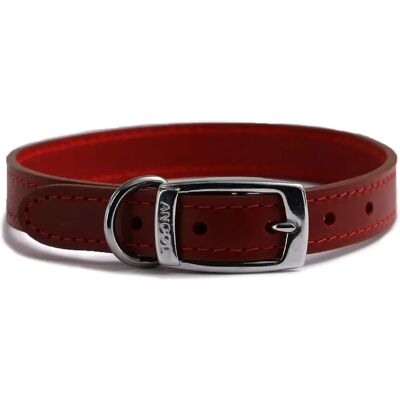 Collier pour Chien en Cuir Ancol - Rouge - 50cm - Collier pour Chien Collier pour Chien en Cuir Ancol - Rouge - 50cm - Collier pour Chien