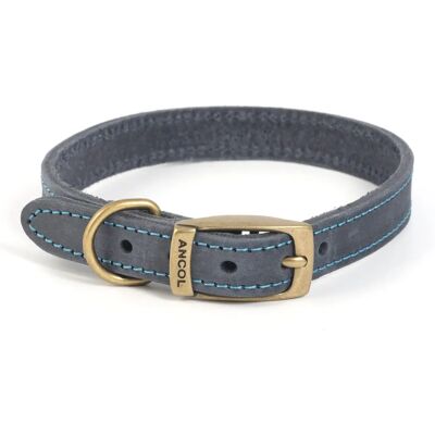 Collier pour chien en cuir Timberwolf d'Ancol - Bleu Taille 3 - Collier pour chien Collier pour chien en cuir Timberwolf d'Ancol - Bleu Taille 3 - Collier pour chien