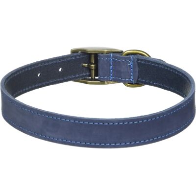 Collier en cuir Timberwolf d'Ancol - Bleu 45-54cm - Collier pour chien Collier en cuir Timberwolf d'Ancol - Bleu 45-54cm - Collier pour chien