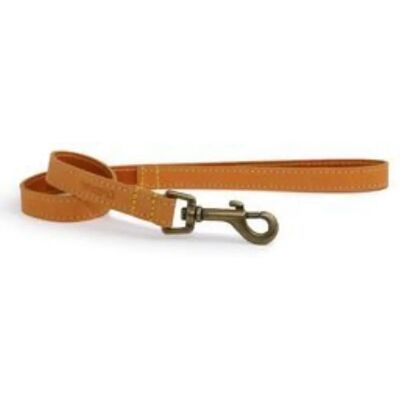 Ancol Timberwolf Leather Lead Mustard - Dog Lead Ancol Timberwolf Leather Lead Mustard - Dog Lead