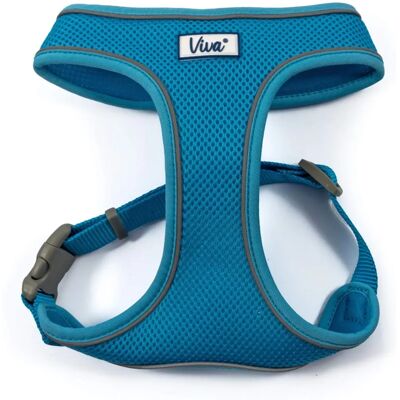 Harnais chien en maille bleue moyenne - Ancol Viva Harnais chien en maille bleue moyenne - Ancol Viva