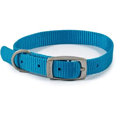 Collier pour Chien en Nylon Ancol Viva - Bleu - Boucle - 20-26cm - Collier pour Chien Collier pour Chien en Nylon Ancol Viva - Bleu - Boucle - 20-26cm - Collier pour Chien