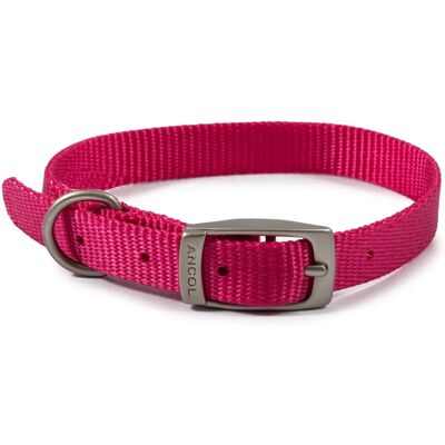 Collier en nylon Heritage de Ancol Framboise 19mm X35-43cm Sz 4 - Collier pour chien Collier en nylon Heritage de Ancol Framboise 19mm X35-43cm Sz 4 - Collier pour chien