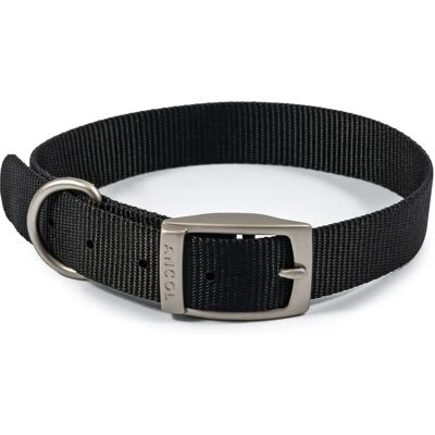 Collier pour chien en nylon Viva d'Ancol - Noir Taille 5 Collier pour chien en nylon Viva d'Ancol - Noir Taille 5