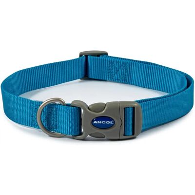 Ancol Viva Nylon Adjustable Collar Blue 45-70cm - Collar Ancol Viva Nylon Adjustable Collar Blue 45-70cm - Collar