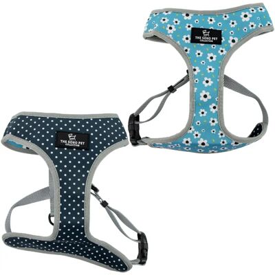 Ancol Daisy Polka Dot Reversible Dog Harness - Dog Harness Ancol Daisy Polka Dot Reversible Dog Harness - Dog Harness