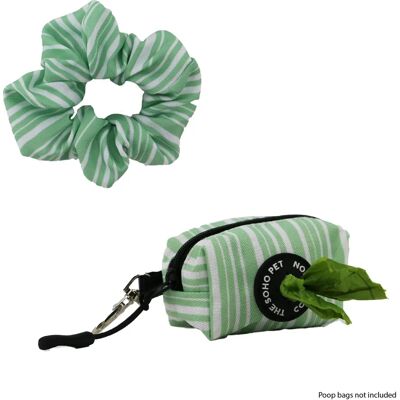 Ancol Stripe Poop Bag & Scrunchie Set - Pet Accessory Ancol Stripe Poop Bag & Scrunchie Set - Pet Accessory