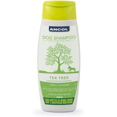 Ancol Dog Shampoo - Tea Tree Oil 200ml Ancol Dog Shampoo - Tea Tree Oil 200ml