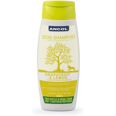 Ancol Dog Shampoo Lemon & Grapefruit - 200ml Ancol Dog Shampoo Lemon & Grapefruit - 200ml