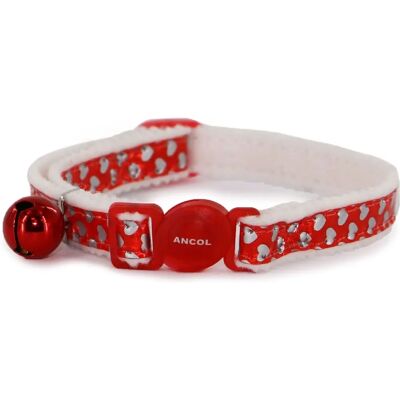 Collier Chat Rouge Cœur Ancol - Collier pour Chat Collier Chat Rouge Cœur Ancol - Collier pour Chat