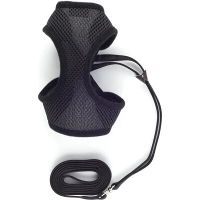 Ancol Black Soft Cat Harness Small - Cat Harness Ancol Black Soft Cat Harness Small - Cat Harness