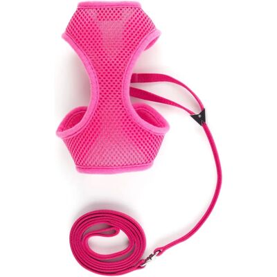 Ancol Pink Medium Nylon Cat Harness - Cat Harness Ancol Pink Medium Nylon Cat Harness - Cat Harness