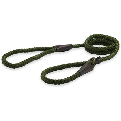 Ancol Heritage Rope Slip Lead - Green - Dog Lead Ancol Heritage Rope Slip Lead - Green - Dog Lead