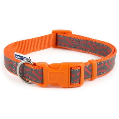 Collier en nylon réglable Ancol - Os - 30-50cm - Collier Collier en nylon réglable Ancol - Os - 30-50cm - Collier