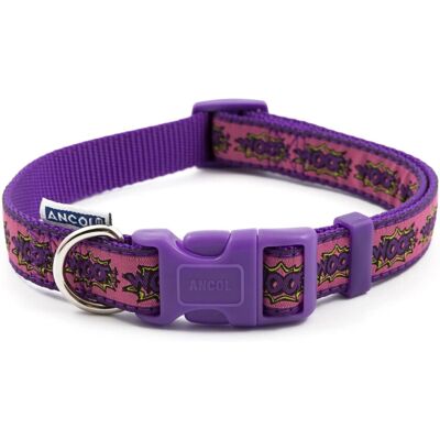 Ancol Indulgence Nylon Collar Pink 30-50cm Sz 2-5 - collar Ancol Indulgence Nylon Collar Pink 30-50cm Sz 2-5 - collar