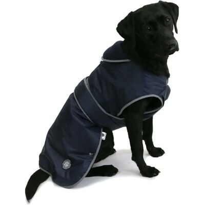 Stormguard Fleece Lined Dog Coat - Marineblauw - XS - Hondenkleding Stormguard Fleece Lined Dog Coat - Marineblauw - XS - Hondenkleding