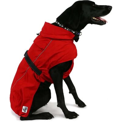 Ancol Muddy Paws Extreme Monsoon Dog Coat - Red - 25cm Ancol Muddy Paws Extreme Monsoon Dog Coat - Red - 25cm