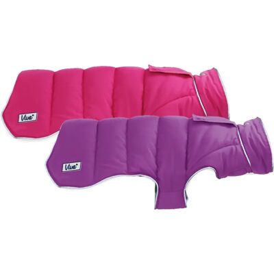 Manteau pour chien Ancol Viva Réversible Rose/Violet - S/M - 35cm Manteau pour chien Ancol Viva Réversible Rose/Violet - S/M - 35cm