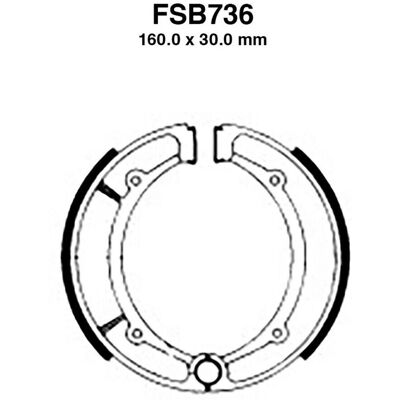 FERODO FSB736 Bremsbeläge - Für Ford FERODO FSB736 Bremsbeläge - Für Ford