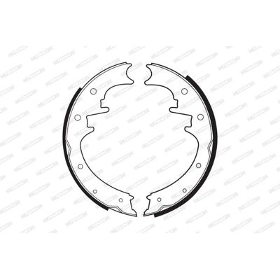 FERODO FSB524 Bremsesko til Jeep Cherokee I, II, III FERODO FSB524 Bremsesko til Jeep Cherokee I, II, III